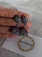 Load image into Gallery viewer, Oxidized Jhumki Earring
