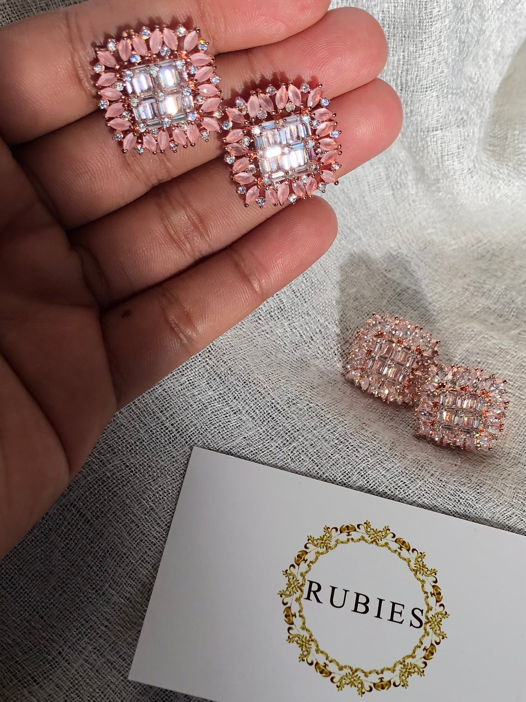 Mia American Diamond Studs