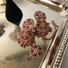 Load image into Gallery viewer, Esha American Diamond Tikka Set
