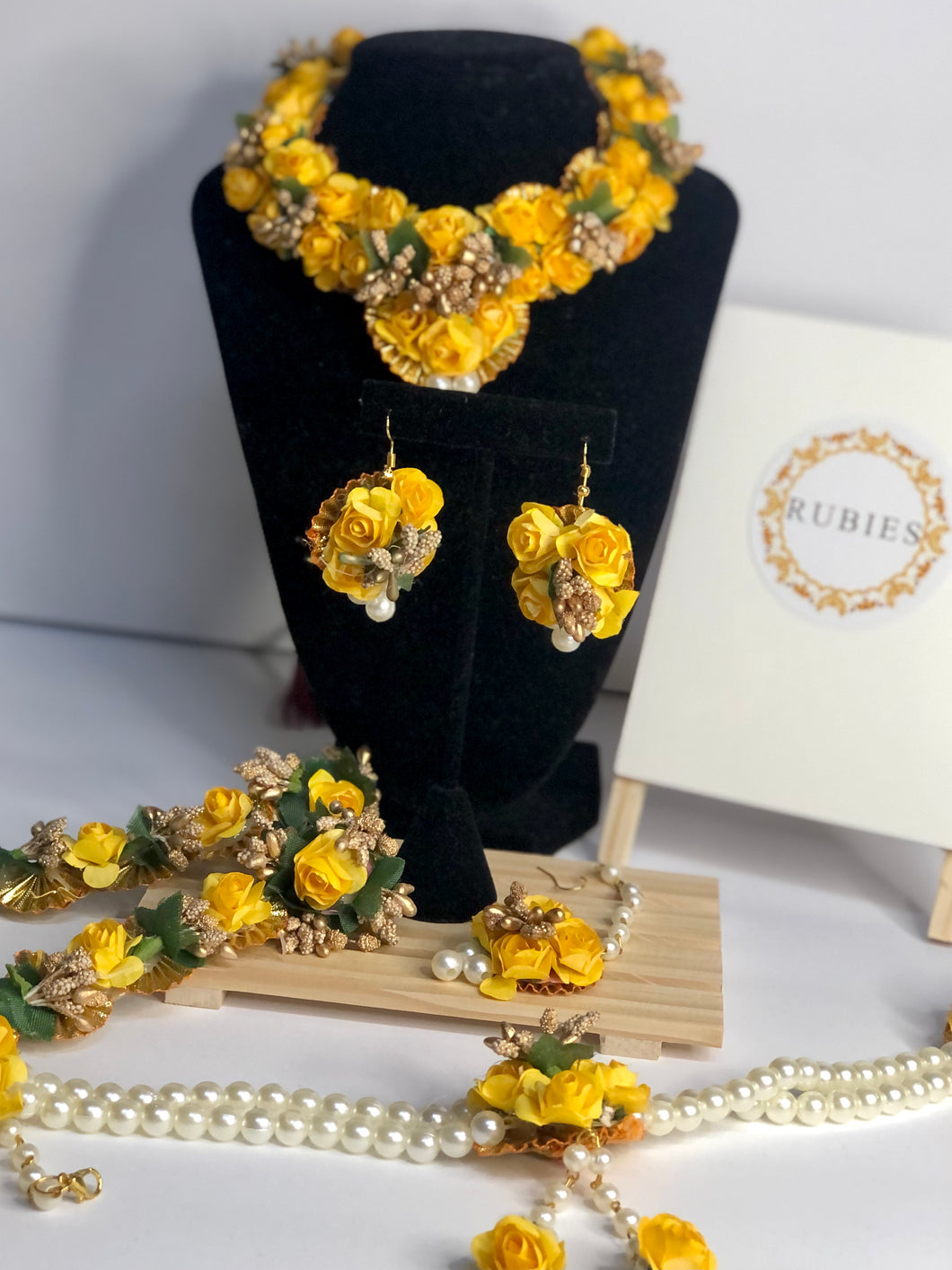 Floral Bridal Necklace Set