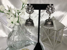 Load image into Gallery viewer, Beli Earrings in Antique Silver
