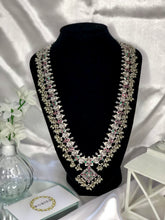 Load image into Gallery viewer, Durja Temple Necklace Set in Antique Silver
